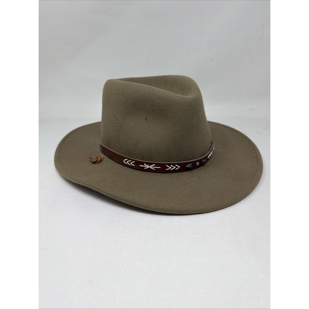 Stetson Santa Fe Crushable Hat Medium EUC Cowboy Hat
